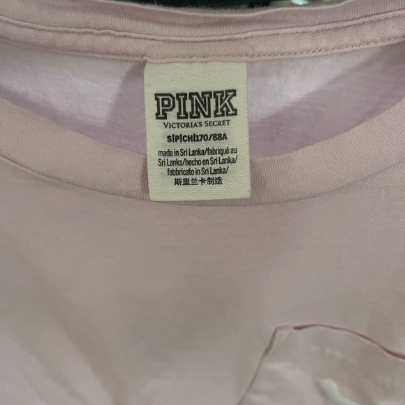 Light pink crop t-shirt with colorful dog on back - Picture 6 of 6